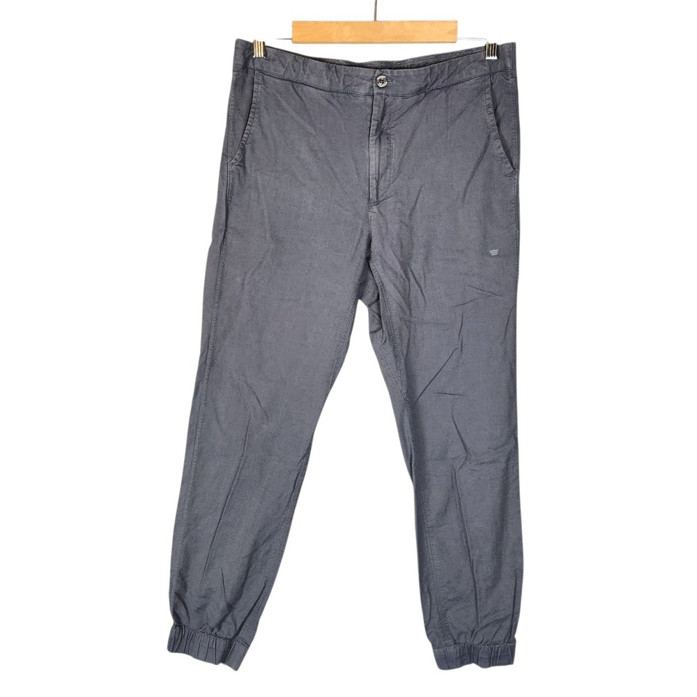 Mack Weldon Sunday Lounge Jogger Pants Men's Medium Grey Cotton Lightweight